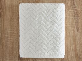 Полотенце махровое Zigzag, экрю