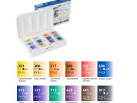 Набор акварели "Белые ночи" Городской пейзаж 12 цв пластик