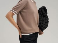 Легкий джемпер с короткими рукавами