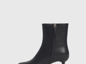 Ботильоны из натуральной кожи, Черный