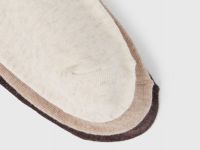 Носки с вышивкой для девочек, 3 пары, Бежевый