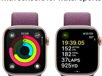 Смарт-часы Apple Watch Series 10 42mm Rose Gold Aluminum Case with Plum Sport Loop