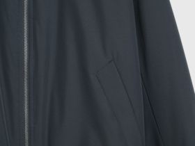 Утеплённый бомбер, Серый