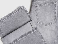 Прямые джинсы для девочек, Серый
