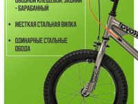 Детский велосипед Royal Baby Freestyle 7th 16, год 2024, цвет Серый