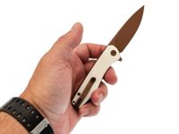 Складной нож Trivisa Hummingbird-WG, сталь 14C28N, рукоять G10