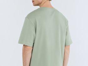 Футболка из гладкого хлопка, Зеленый
