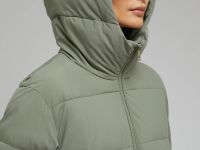 Длинный пуховик с натуральным пухом