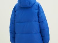 Стеганая утепленная куртка с капюшоном