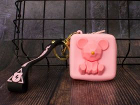 Брелок, кошелёк "Take mouse", pink