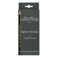 Набор карандашей чернографитных Cretacolor "Artist Studio" 12 шт 4H-6B в картонной коробке