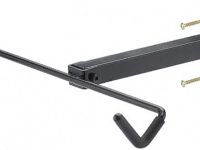 Горизонтальный кронштейн для настенного крепления велосипеда Bike Hand YC-30H не складной (черный)