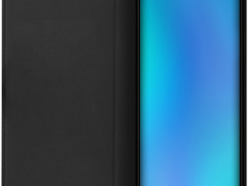 Чехол-книжка Krutoff Eco для Infinix HOT 40/HOT 40 Pro Чёрный
