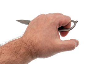 Скелетный нож N.C.Custom Thorn Razvedos Edition, сталь AUS-8