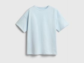 Футболка оверсайз из плотного хлопка, Голубой