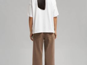 Свободная футболка из хлопкового джерси