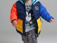 Куртка детская текстильная с полиуретановым покрытием для мальчиков