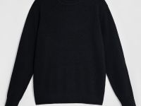 Джемпер прямого силуэта с округлой горловиной