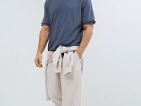 Футболка с текстовым принтом, Синий