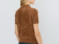 Джемпер с коротким рукавом, Оранжевый