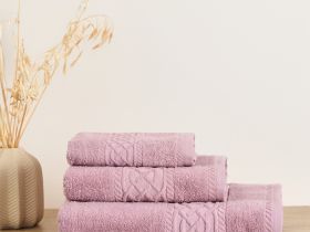 Полотенце махровое Costanza, роза