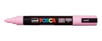 Маркер UNI "POSCA" PC-5M, 1,8-2,5 мм, наконечник пулевидный, цвет светло-розовый