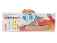 Складной нож Nagao Higonokami Water splash, 80мм, сталь Aogami, рукоять металл, розовый