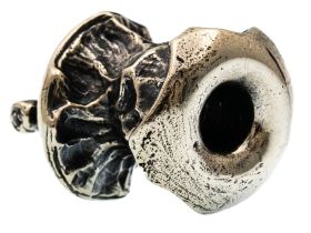 Бусина для темляка Огрызок, мельхиор