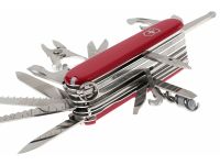 Нож перочинный Victorinox SwissChamp, сталь X55CrMo14, рукоять Cellidor®, красный