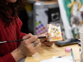 Набор магнитов для акварели Малевичъ 3 шт 90х72 мм 100% Хлопок