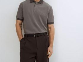 Поло из пике, Коричневый