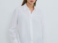 Блузка из лиоцелла, Белый