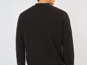 Поло с длинным рукавом, Коричневый