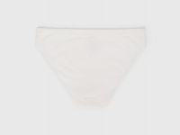 Бесшовные трусы-брифы, Белый