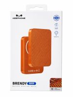 Внешний аккумулятор Keephone Brendy Slim MagSafe 10000mAh кевлар (арамид) оранжевый