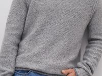 Джемпер с хлопком и шерстью