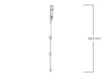 Серьги из белого золота с бриллиантами э4701сг10155600