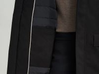 Пуховое полупальто прямого силуэта