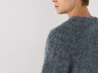 Кардиган с содержанием шерсти, Серый