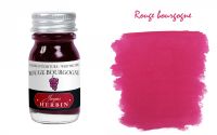 Чернила в банке Herbin, 10 мл, Rouge bourgogne, Бордовый