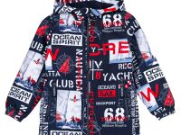 Куртка текстильная с полиуретановым покрытием для мальчиков (ветровка)