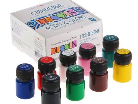 Набор акрила "Decola" 9 цв*20 мл глянцевый
