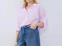 Шорты-бермуды со средней посадкой, Синий