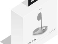 Беспроводное зарядное устройство uBear Stage Pro Magnetic 3в1, 30 Вт серебристый
