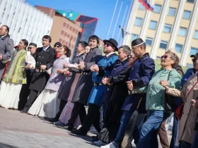 Массовый осуохай исполнили на главной площади Якутска
