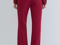 Расклёшенные брюки, Красный