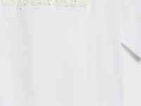 Футболка с аппликацией для девочек, Белый