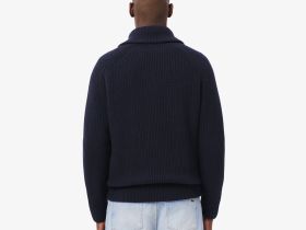 Мужской кардиган Lacoste с высоким воротом на молнии