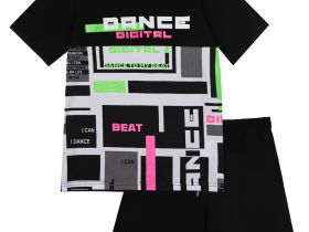 Комплект для девочки: футболка, шорты