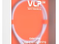 Кабель VLP Color Line USB-C / Apple Lightning 1 м Белый